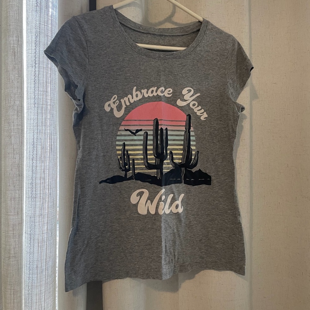 Wound Up Gray 'Embrace Your Wild' Kids Tee